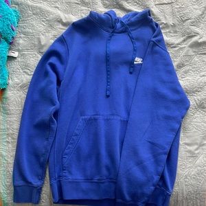 Blue Fleece Nike Hoodie